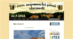 Desktop Screenshot of pivo.nepomuk.cz